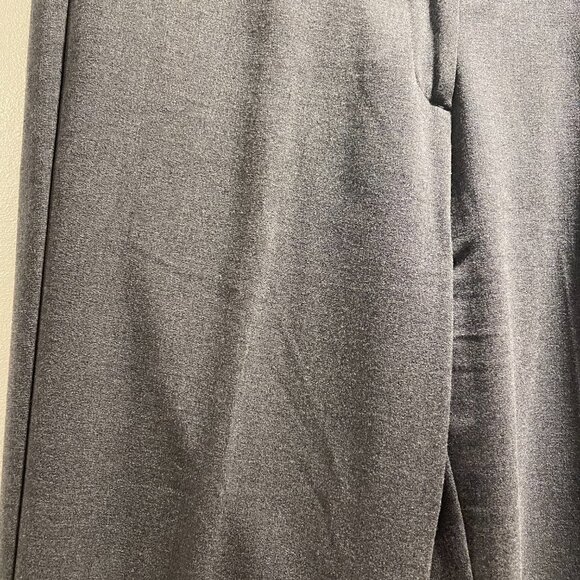 Kenneth Cole Amanda Pants Charcoal Heather Gray Straight Cut size 8 great condit - Picture 2 of 8
